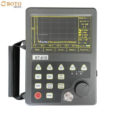 China Gama de medición portátil del detector del defecto de Digitaces del detector ultrasónico del defecto BTR900 0-10000m m en venta
