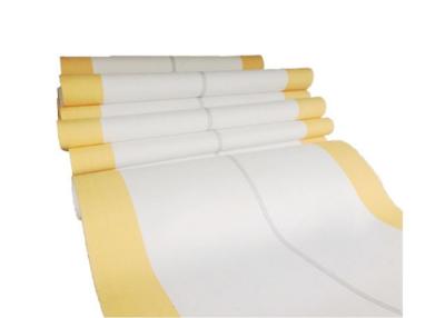 China Material tejido de alta velocidad de la fibra sintética del poliéster de la correa del corrugador que silencia en venta