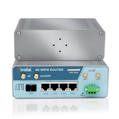 China DC48V POE Roteador Industrial 4G Roteador Ethernet Industrial com cartões SIM duplos à venda