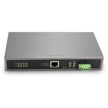 China Desktop Serial 4 Port Console Server ESD Schutz Wifi Serial Server zu verkaufen