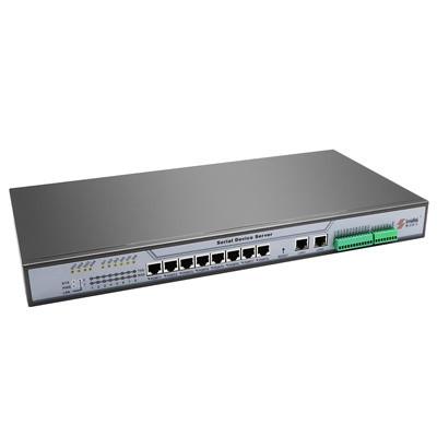 Quality TCPIP 400MHZ 8 Port Terminal Server DC12V  Ethernet Device Server for sale