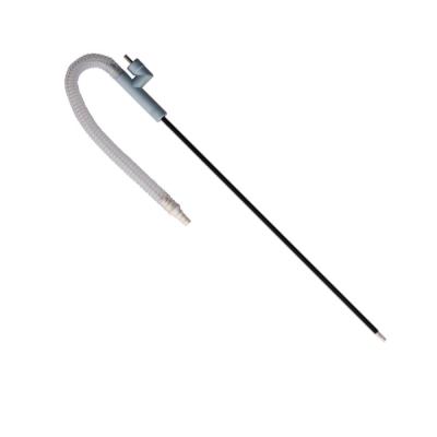 China Stright Handle Non Sticky Laparoscopic Hook Cautery 3 Meter Wire Length for sale