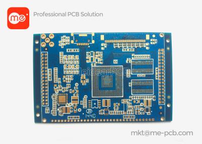 China Blue Soldermask ENIG Multilayer PCB Board FR4 Rigid Multilayer PCB for sale