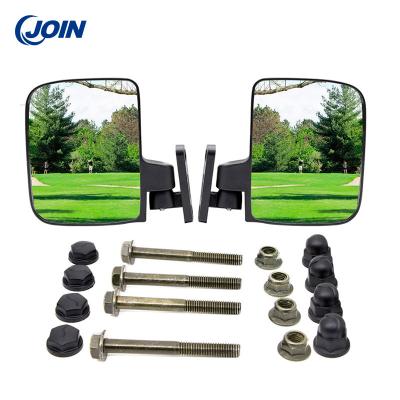 China Normal High Impact Plastic Black Golf Rear View Mirrors Easy Installed for sale