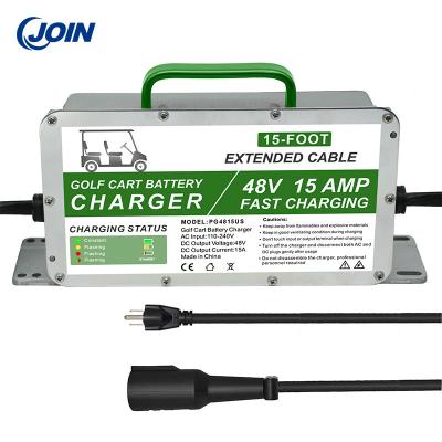 China Portable Golf Cart Onboard Battery Charger 48v 15a Battery Charger en venta