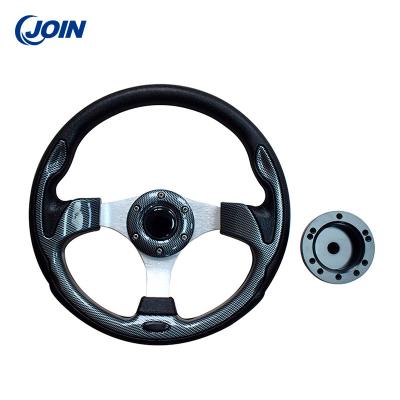 China Sightseeing Golf Cart Steering Wheel Control Adapter PVC 12Inch for sale