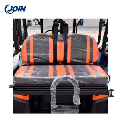 China Buggy Custom Golf Cart Seat Kit Permanent Black And Orange ODM for sale