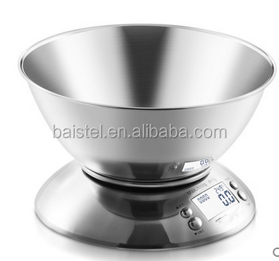 Digital Food Kitchen Scale 5kg 1g Capacity With Bowl