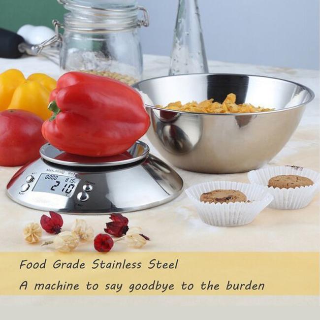 Digital Kitchen Diet Weighing Scale LCD Display High Precision 5000G 1g Kitchen Food Scales
