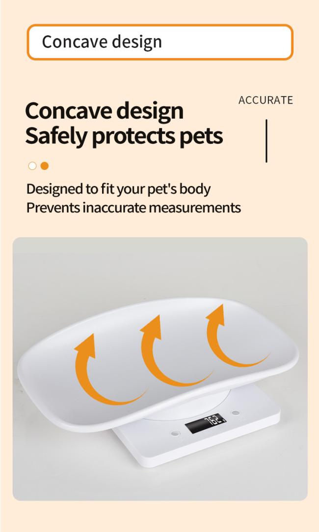 Digital Pet Scale Accurately Weight dog cat tray weight electronic scale mini 10kg pet food weighing scale