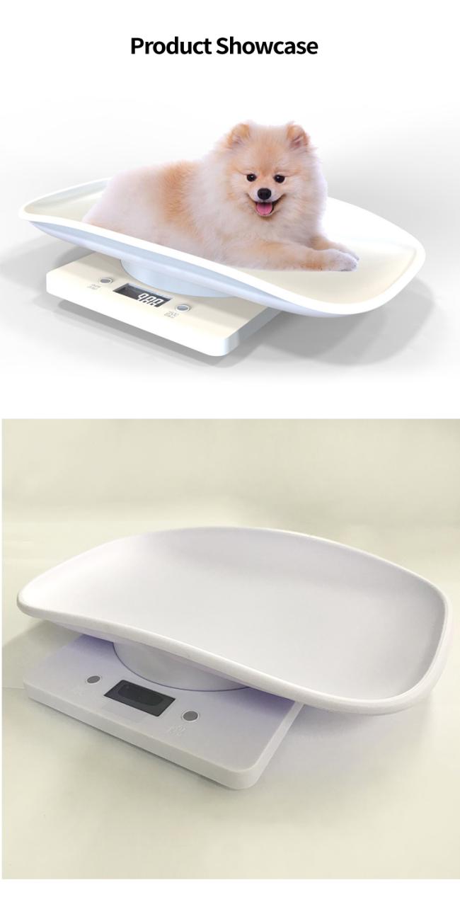 Digital Pet Scale Accurately Weight dog cat tray weight electronic scale mini 10kg pet food weighing scale