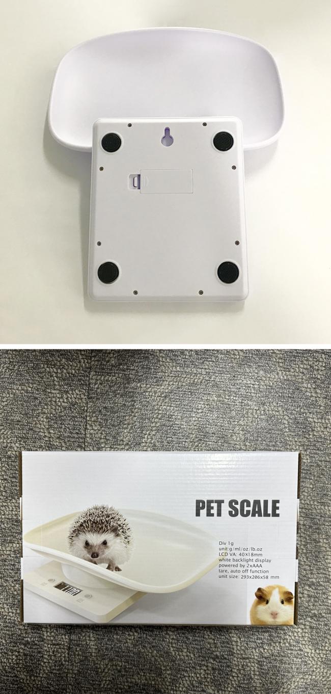 Digital Pet Scale Accurately Weight dog cat tray weight electronic scale mini 10kg pet food weighing scale