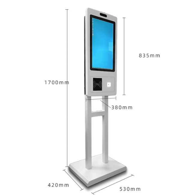 21.5inch Smart Ground Scale Platform IoT LCD Display Weighing System Touch Screen Thermal Printing Receipt Label OEM ODM