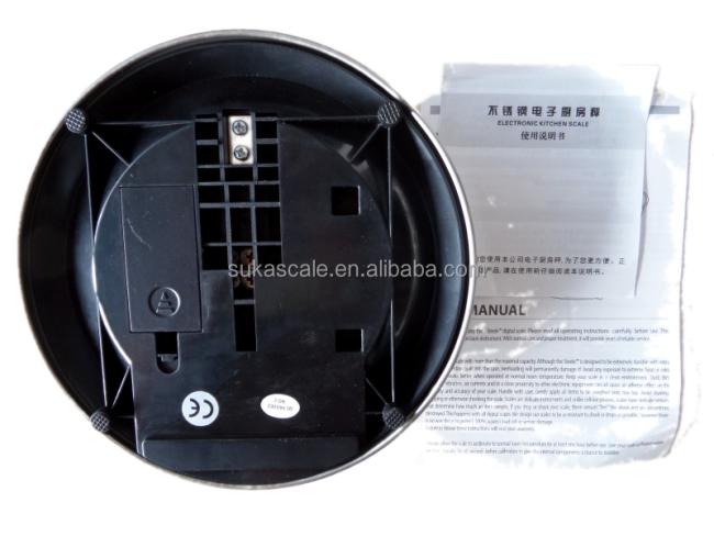 New food measuring gram stainless steel kitchen scale 5kg with bowl food baking scale multifunctional electronic scale
