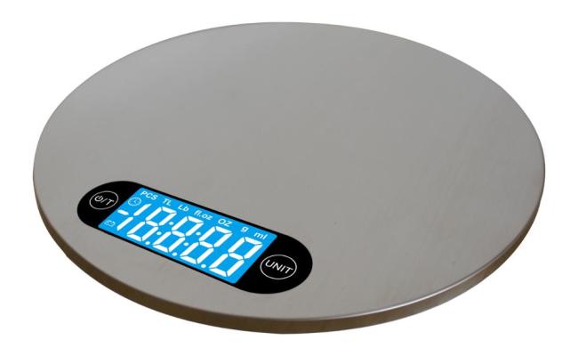 5kg electronic Stainless Steel Food Weighing Scale digital multifunction kitchen scale with Large Removal Bowl