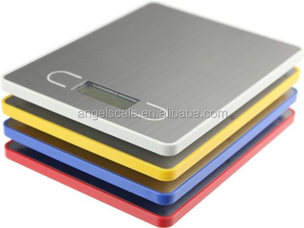 5kg electronic Stainless Steel Food Weighing Scale digital multifunction kitchen scale with Large Removal Bowl
