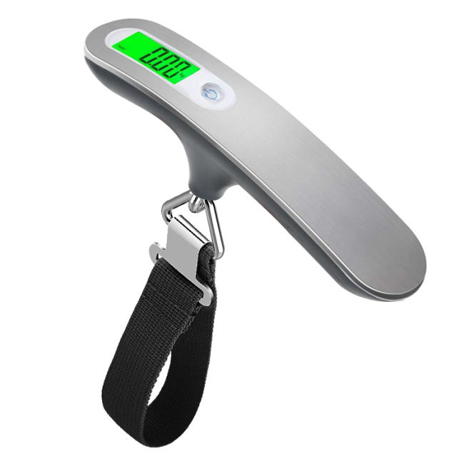 green backlight 50kg travel portable baggie weight airport digital weighing scale for luggage