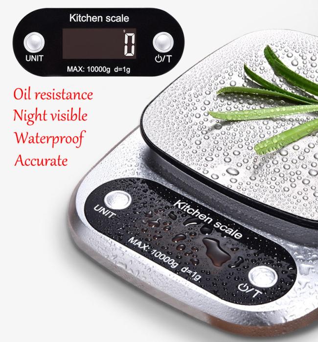 Electronic weight grams 2g to 5kg backing and cooking digital scale kitchen weighing food scales balance