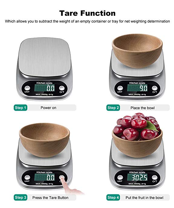 Electronic weight grams 2g to 5kg backing and cooking digital scale kitchen weighing food scales balance