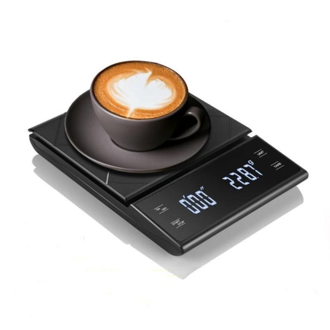 3KG/0.1g Kitchen Scale with Timer Hand Punch Drip Coffee Scale LCD Digital Coffee Scale 5KG/0.1g Household scale