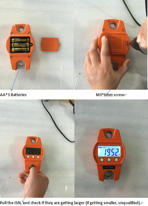 Digital Blue-tooth Function 300kg Hanging Crane Scale