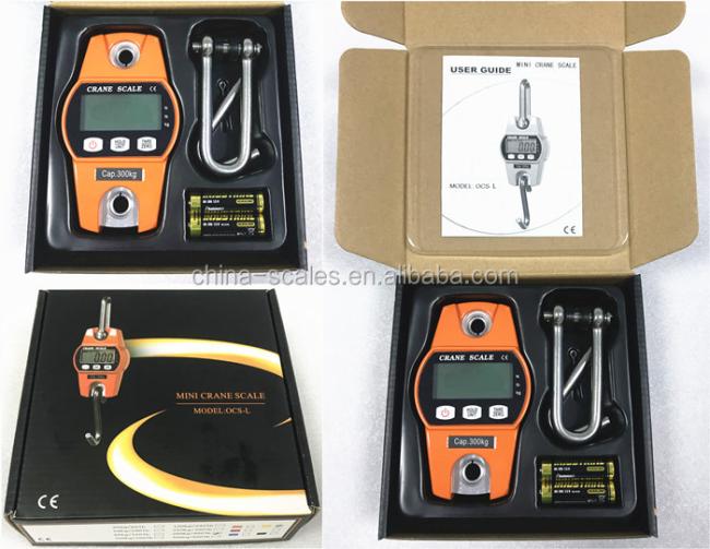 Digital Blue-tooth Function 300kg Hanging Crane Scale