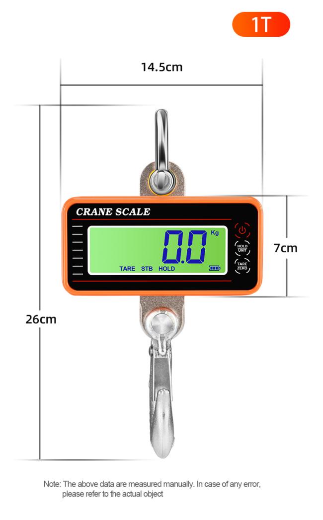 Precision Hanging Crane Weighing Scale 100kg 300kg 500kg 1000kg 1t Weight Crane Scale With OIML Approval