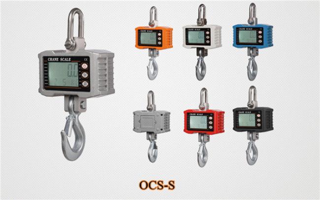 Digital Calibrate 300kg 0.1kg Lcd Display Mini Portable Crane Scale