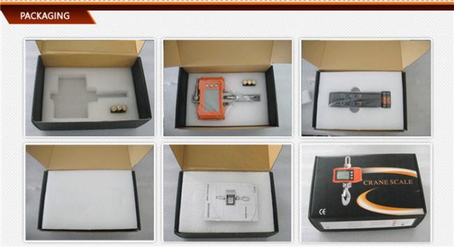 Digital Calibrate 300kg 0.1kg Lcd Display Mini Portable Crane Scale