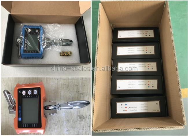 Digital Calibrate 300kg 0.1kg Lcd Display Mini Portable Crane Scale