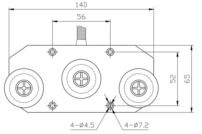 Three pulley cable tension sensor measuring pull load cell measurement yarn Metal wire rope weight Force sensors 20N 50KG 1000N
