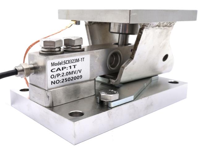 Stainless Steel Shear Beam Load Cell 1Ton 3Ton 5Ton Weight Sensor With Mounting Module for Tank Silo