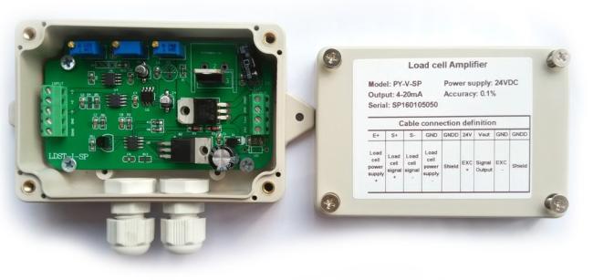 Weight transmitter 0-5v 0-10v 4-20mA output load cell amplifier