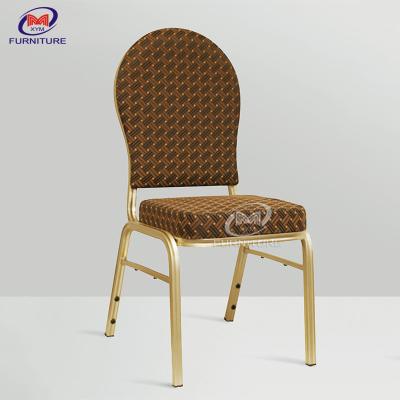 China Red Plaid Fabric Bulk Plywood Hotel Banquet Chair Stackable Design for sale