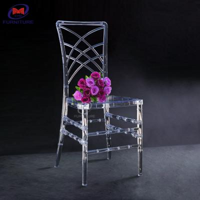 中国 Durable Resin Chiavari Chair 15.5 Inches Wide X 15.5 Inches Deep Resin Furnishings 販売のため