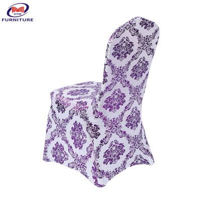 China Folding Printing Spandex Stretch Chair Sash Chair Covers And Sashes Wholesale for sale