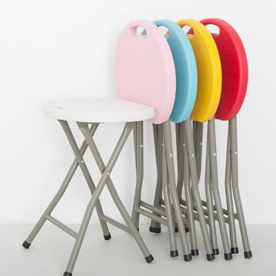 China OEM Modern Lightweight Round Plastic Folding Chair And Table Stool folding table and chairs set for sale