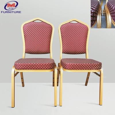 Chine Événement empilable Hall Chairs Furniture de chaises de banquet de tissu d'hôtel à vendre