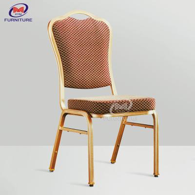 Chine La chaise empilable de luxe de banquet d'hôtel a non tapissé diner des chaises avec la prise réglable de pied à vendre