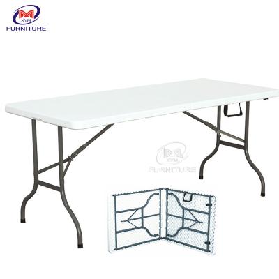 China 100kg Plastic Folding Chair And Table Rectangular Furniture For Outdoor for sale