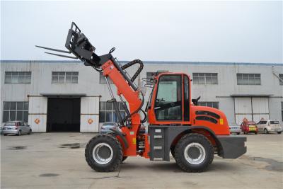 China recycling scrap transportation machinery telescopic loader with grapple for sale