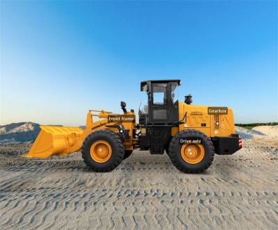 China Lonking CDM843 wheel loader 4ton with 2.3m3 bucket  Weichai WP6G175E22 engine for sale