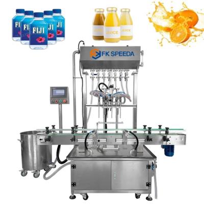 China 6 Heads Linear Plastic Glass Bottle Carbonated Drink Liquid Filling Machine Line 50 Hz for sale