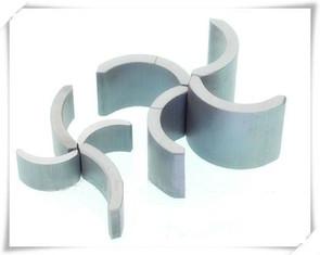 China Ceramic Ferrite Tile Fan Motor Magnet 6 Pole Motorcycle ACG for sale