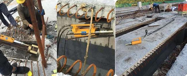 Monostrand Hydraulic Jack Post Tensioning Machine