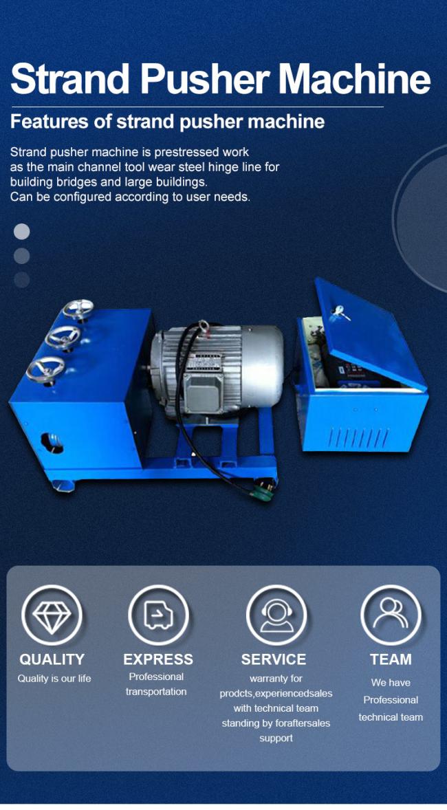 Zt Prestressing Concrete PC Strand Pulling Machine Strand Pusher Machine