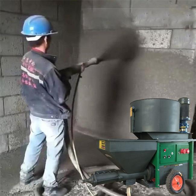 Concrete Pump Mixed Cement Mortar Plaster Spray Machine
