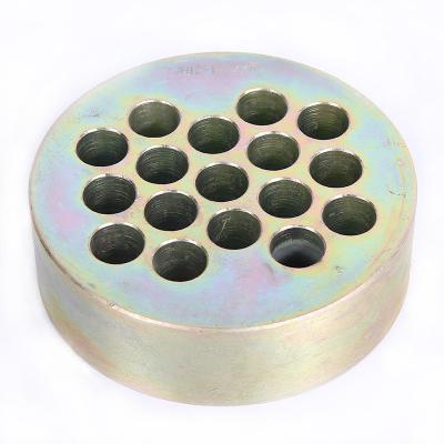 China Multi Strands Anchor Heads Wedge Plates Anchor Accessories For 15.7mm PC Strand for sale