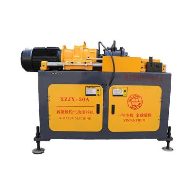 China Electric CNC Round Steel Stripping Thread Rolling Machine For Rebar for sale