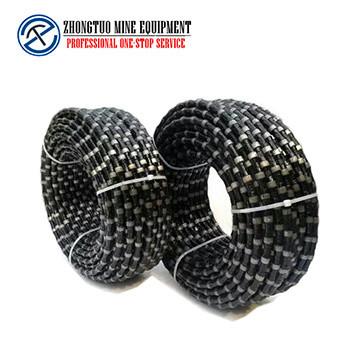 China Beaded Diamond Wire Saw Rope 40m/Roll for sale